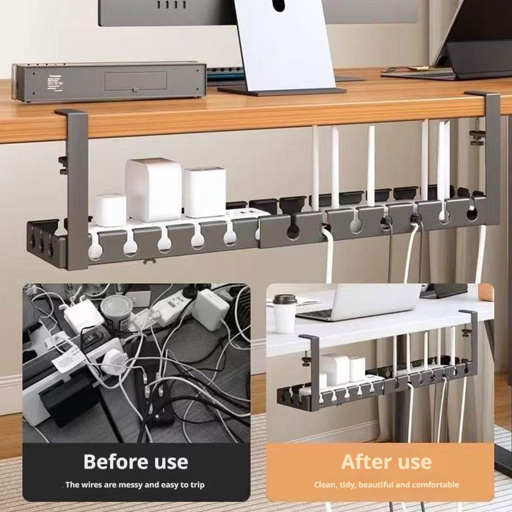 Home Office Organization - قابلة للتمديد تحت إدارة الكابلات المكتبية