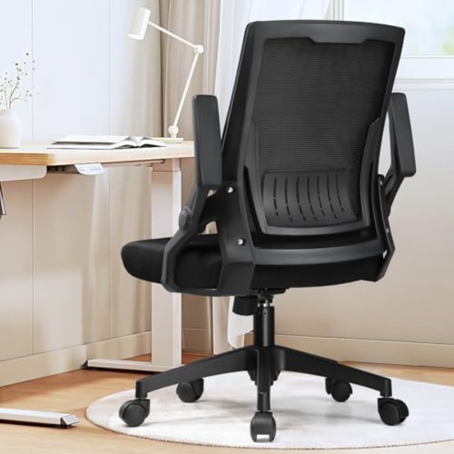Home Office Ergonomics - كرسي مكتب مريح مع مساند ذراع