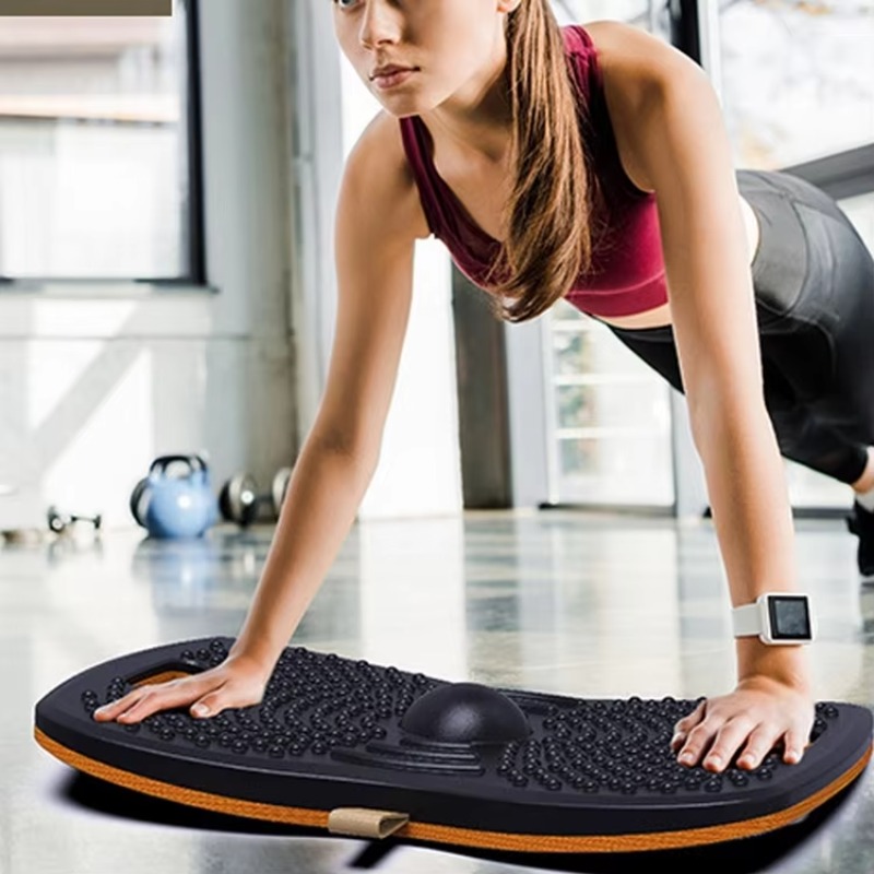 Anti Fatigue Mat - لوح توازن خشبي مضاد للتعب للمكتب،