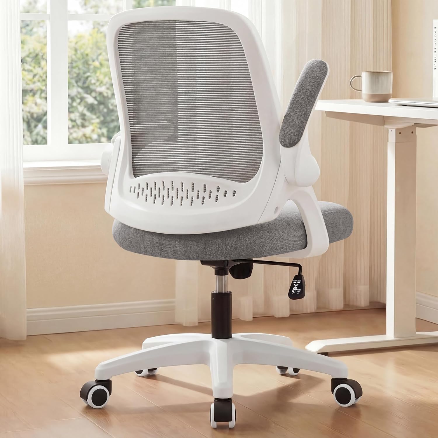 Home Office Ergonomics - كرسي مكتب شبكي مريح مع دعم