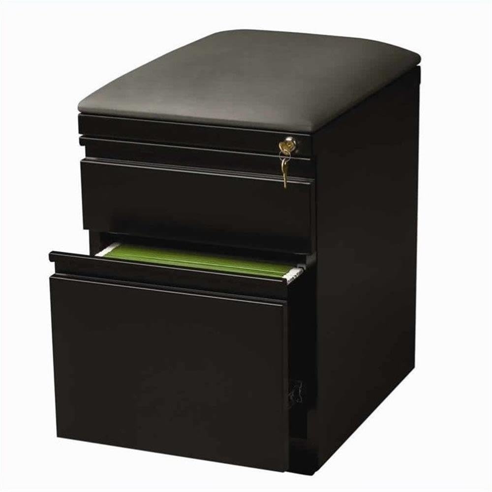 Drawer Pedestal Cabinet - خزانة ملفات متحركة بعجلات، ذات درجين،
