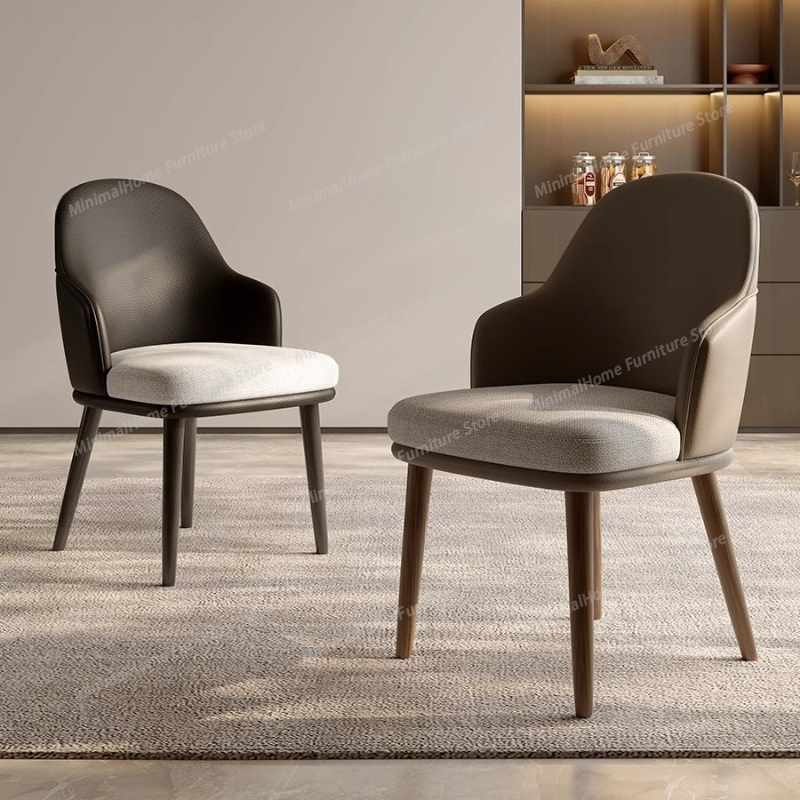 Home Office Interior Design - كراسي بار خشبية عصرية لتزيين المنزل،
