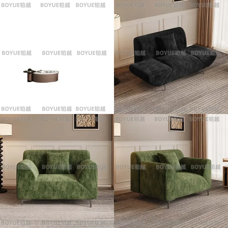 Home Office Guest Room - أريكة سرير فاخرة من القماش للشقق