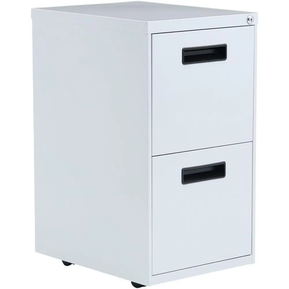 Drawer Pedestal Cabinet - خزانة ملفات رمادية اللون، ذات قاعدة،