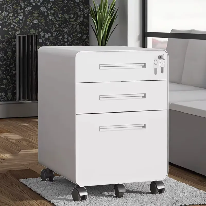 Drawer Pedestal Cabinet - خزانة متحركة بثلاثة أدراج مع عجلات