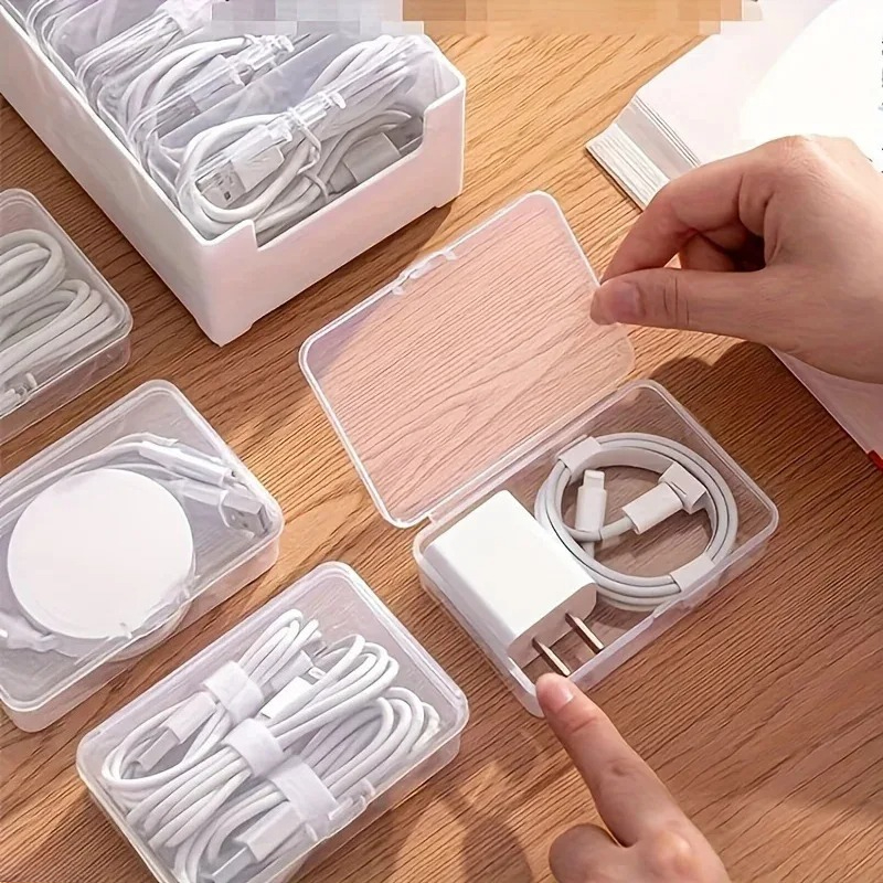 صندوق تخزين كابلات البيانات بـ - مراجعة Home Office Organization وسعره