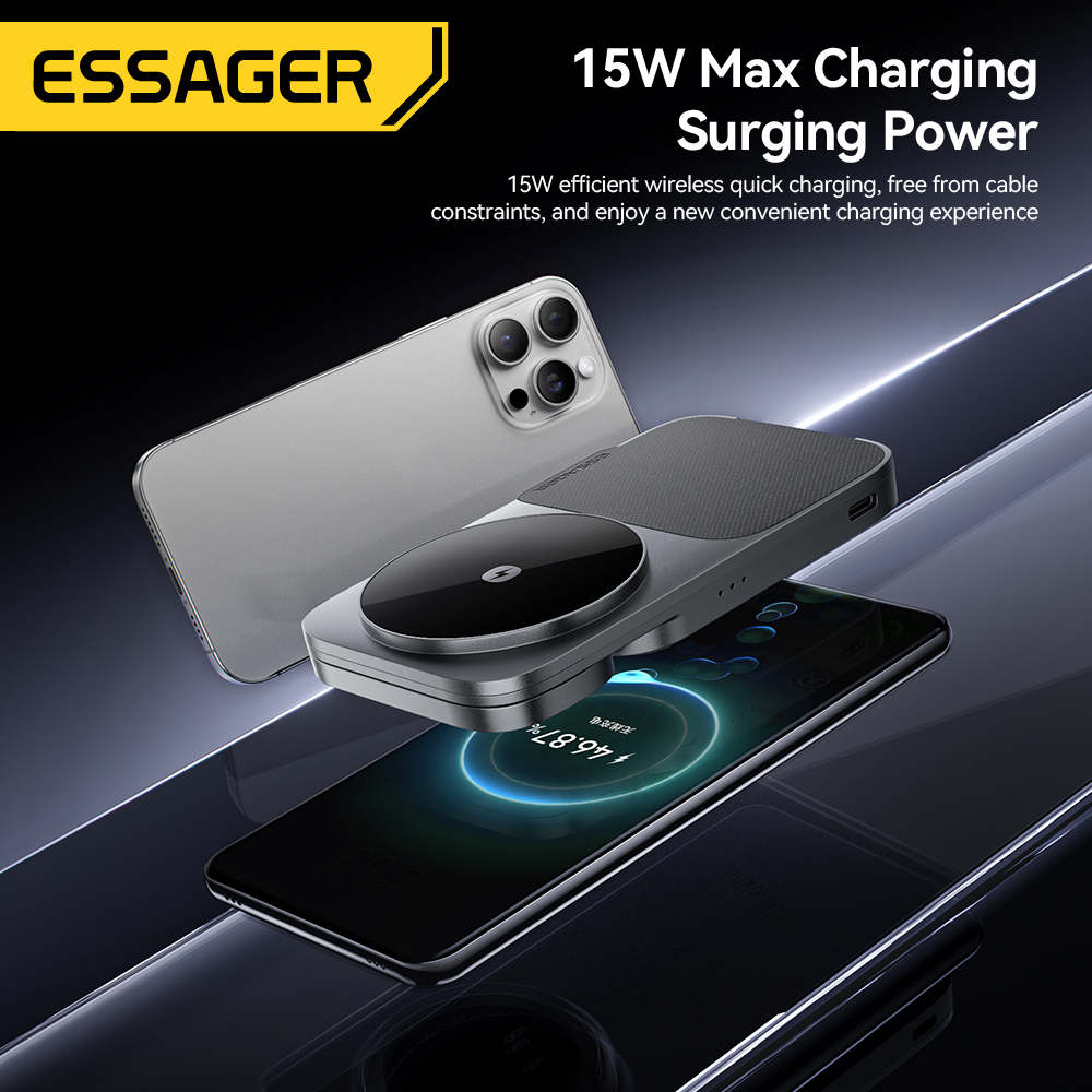Essager 3 في 1 حامل شاحن لاسلك - مراجعة Desk Charging Station وسعره