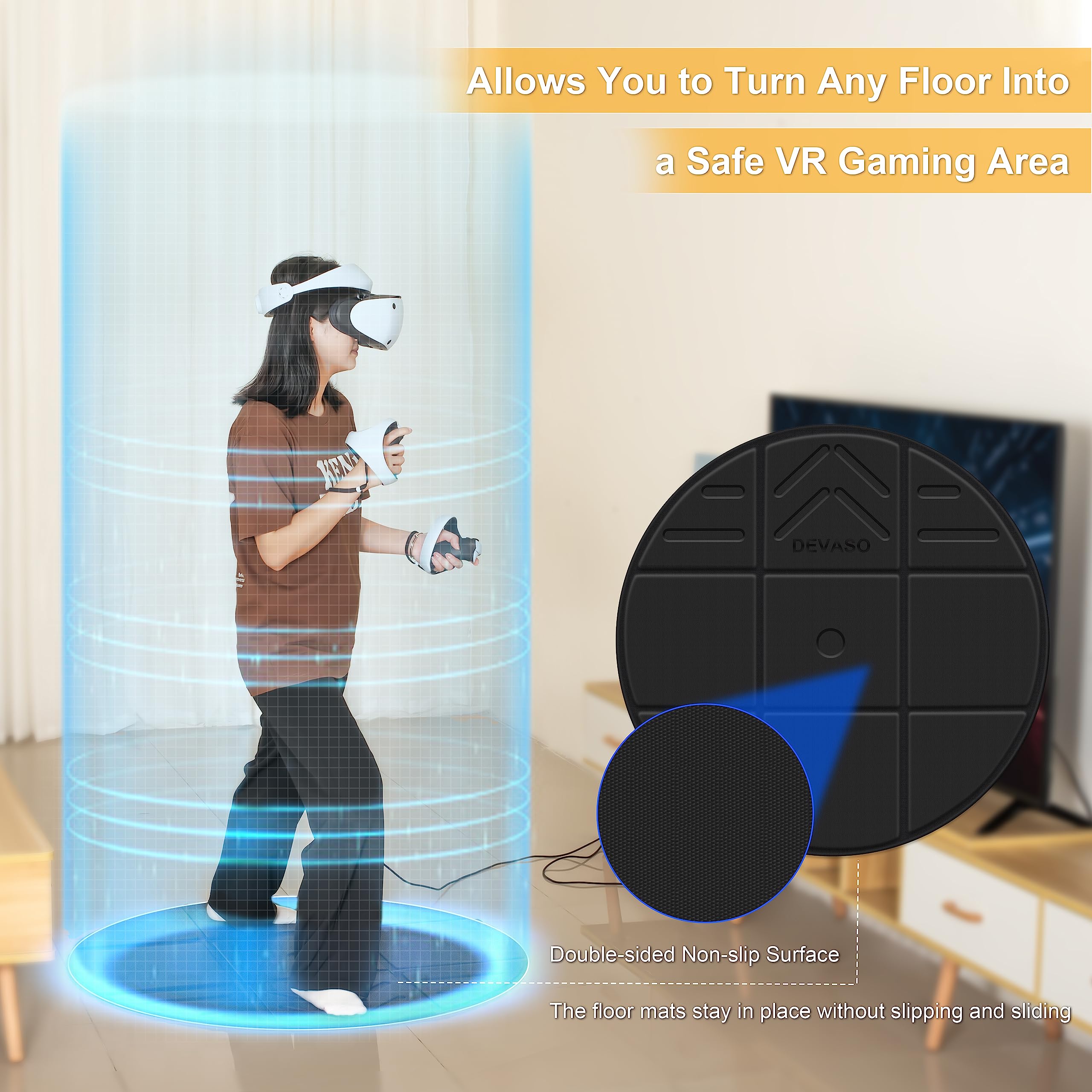 حصيرة VR قابلة للطي لـ Meta Qu - مراجعة Anti Fatigue Mat وسعره