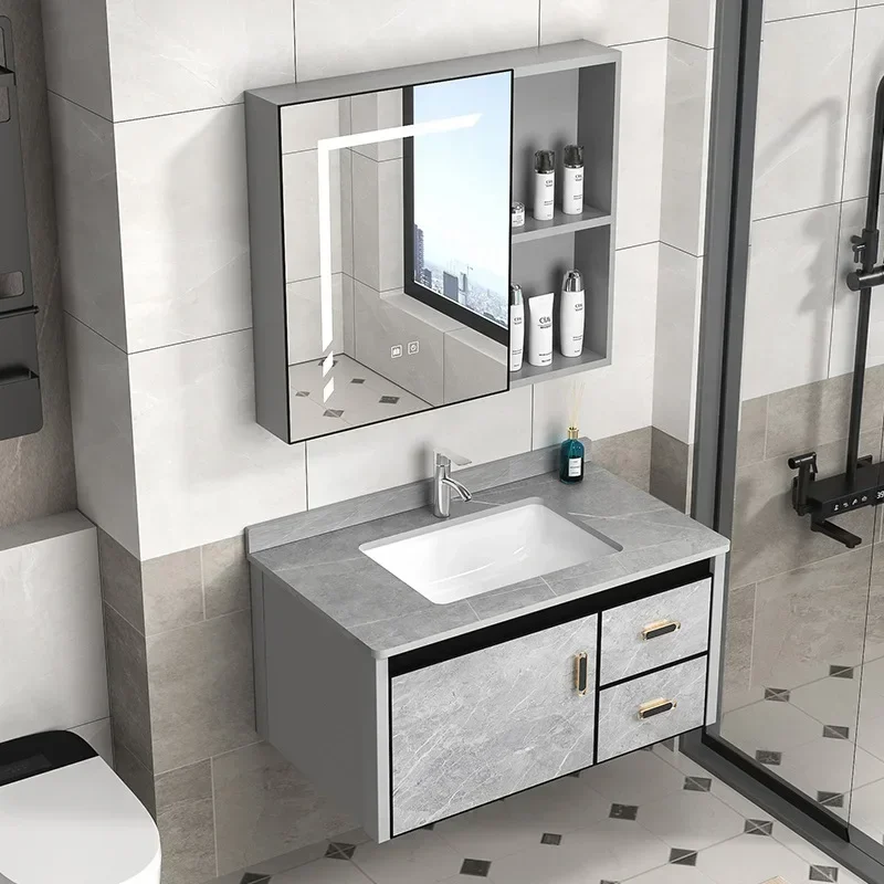 غرور الحمام الحديث، 24 بوصة، خ - مراجعة Drawer Pedestal Cabinet وسعره