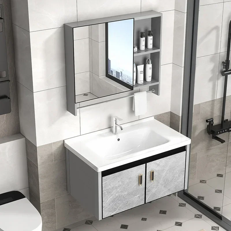 غرور الحمام الحديث، 24 بوصة، خ - مراجعة Drawer Pedestal Cabinet وسعره