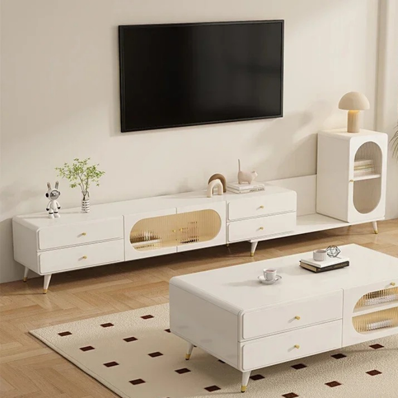 منظم الترفيه قاعدة التلفزيون ت - مراجعة Drawer Pedestal Cabinet وسعره