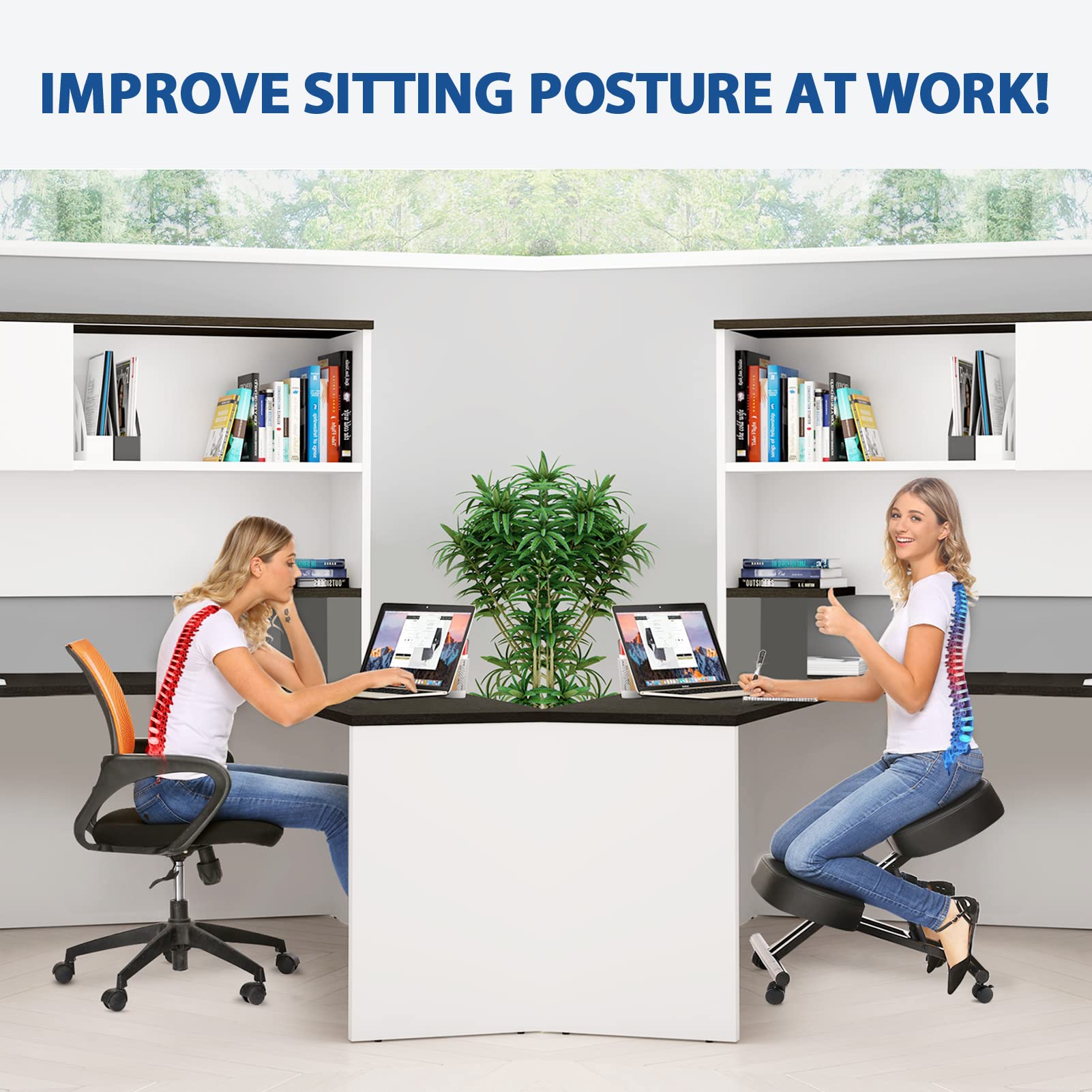 كرسي للركوع مريح للمكتب، مقعد  - مراجعة Home Office Ergonomics وسعره