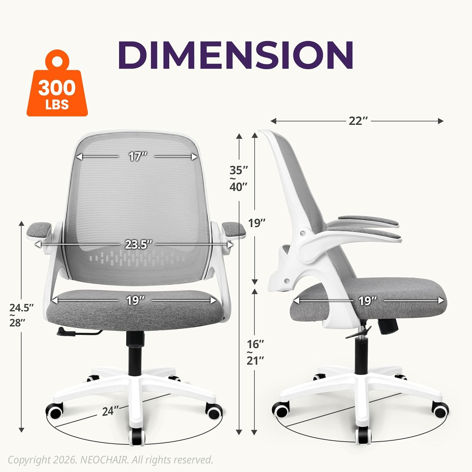 كرسي مكتب شبكي مريح مع دعم للظ - مراجعة Home Office Ergonomics وسعره