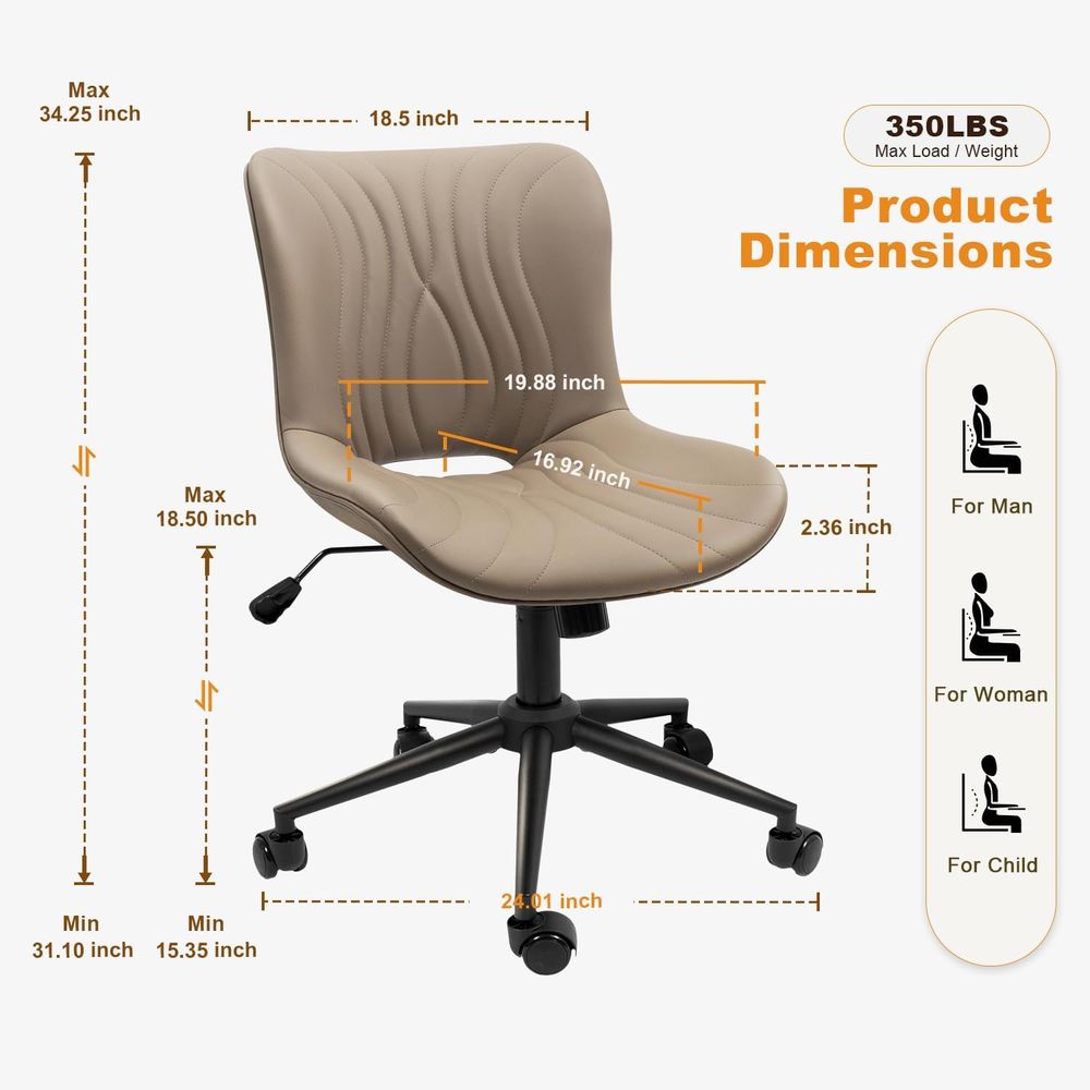 كرسي مكتب دوار مريح قابل لتعدي - مراجعة Home Office Ergonomics وسعره