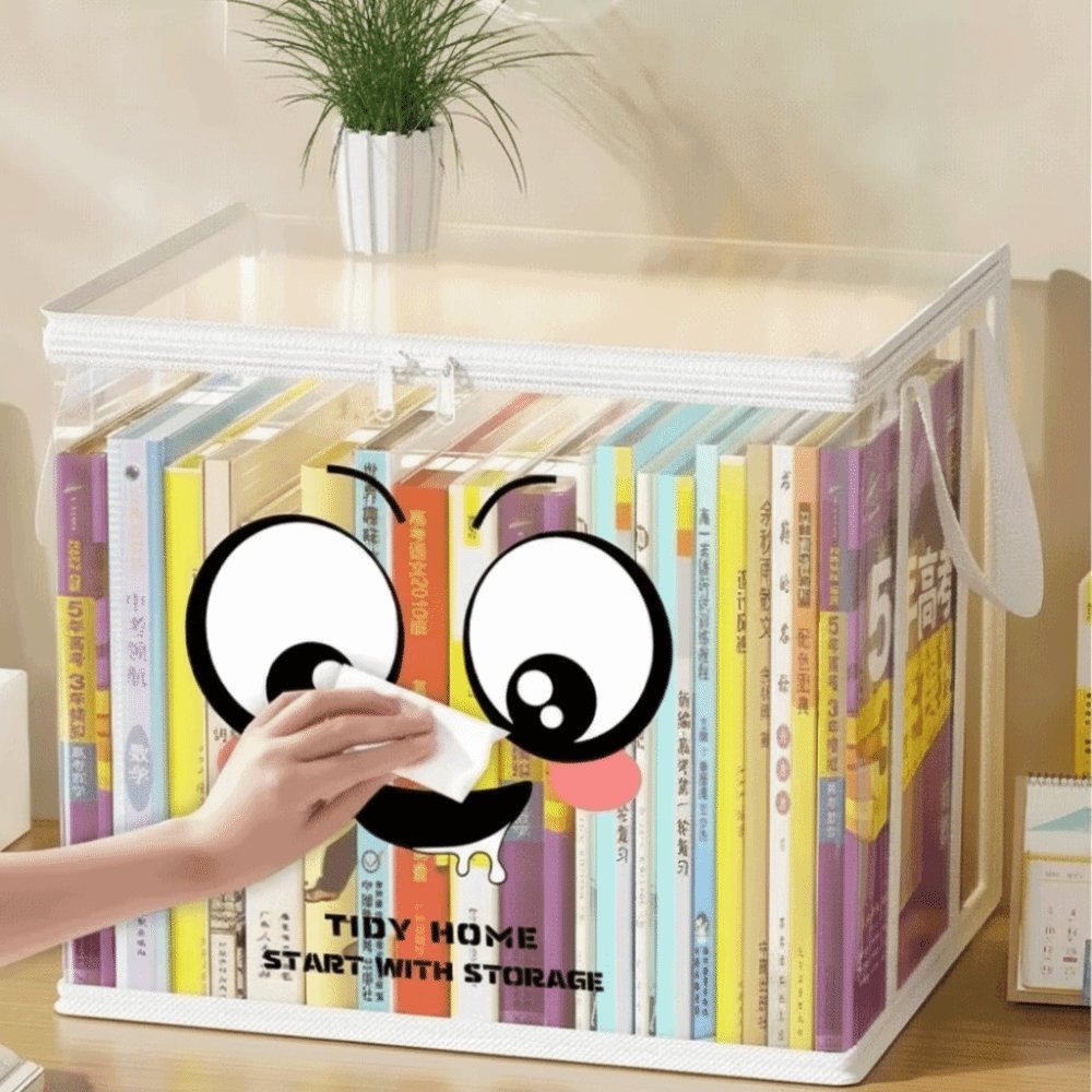 حقيبة تخزين كتب مربعة كبيرة بت - مراجعة Home Office Bagas وسعره