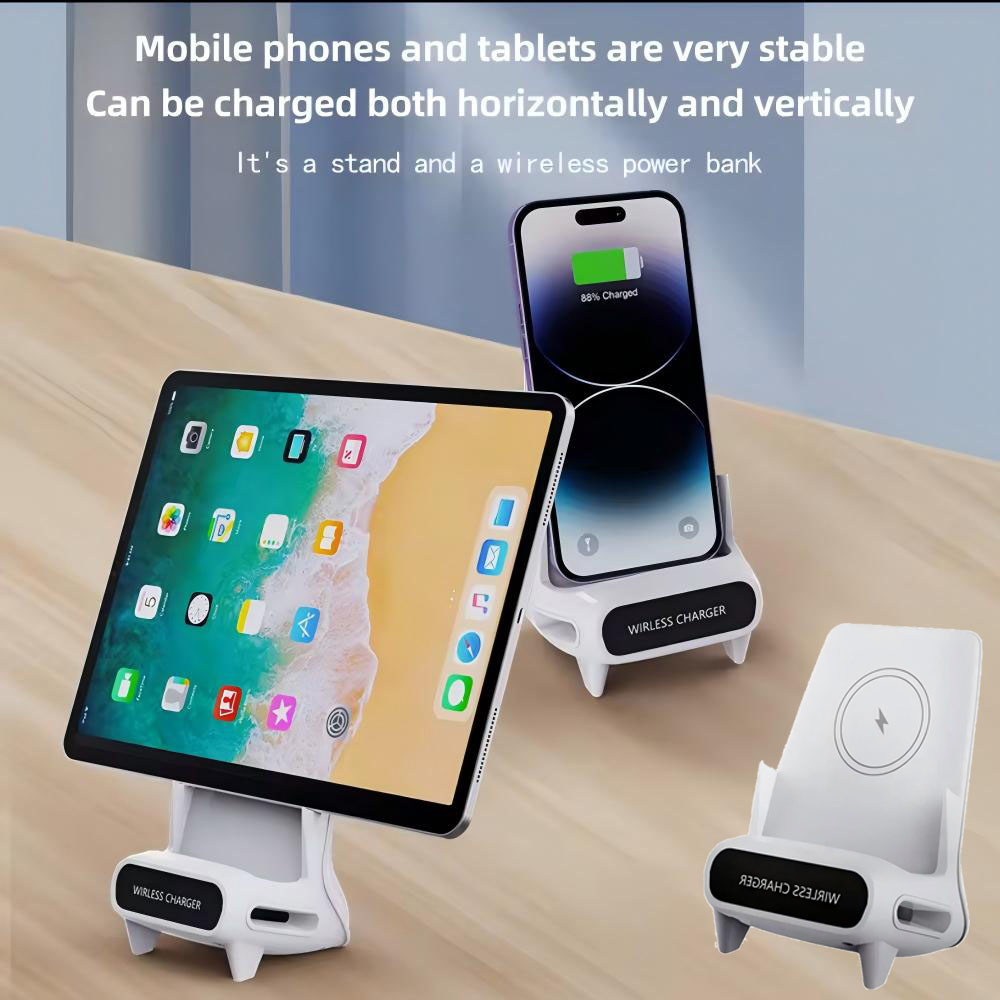 شاحن لاسلكي للهاتف مع محطة شحن - مراجعة Desk Charging Station وسعره