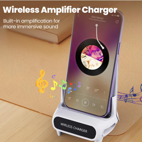 شاحن لاسلكي للهاتف مع محطة شحن - مراجعة Desk Charging Station وسعره