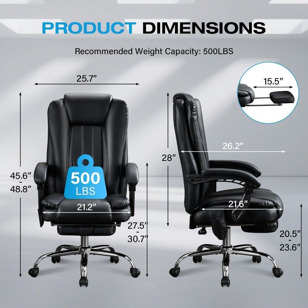 كرسي مريح فاخر بظهر عالٍ مع تد - مراجعة Home Office Ergonomics وسعره