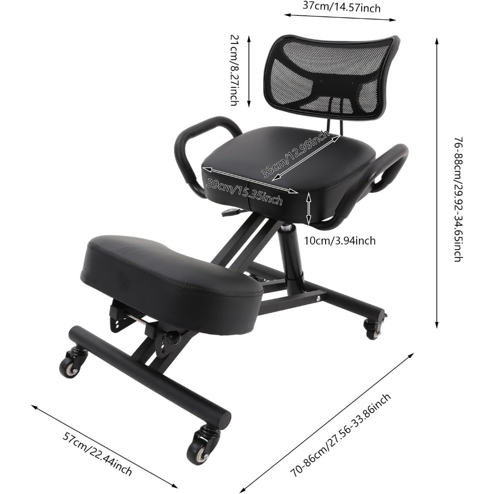كرسي ركوع مريح مع دعم للظهر، م - مراجعة Home Office Ergonomics وسعره