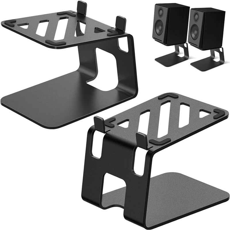 حاملان لمكبرات الصوت المكتبية، - مراجعة Monitor Riser Stand وسعره