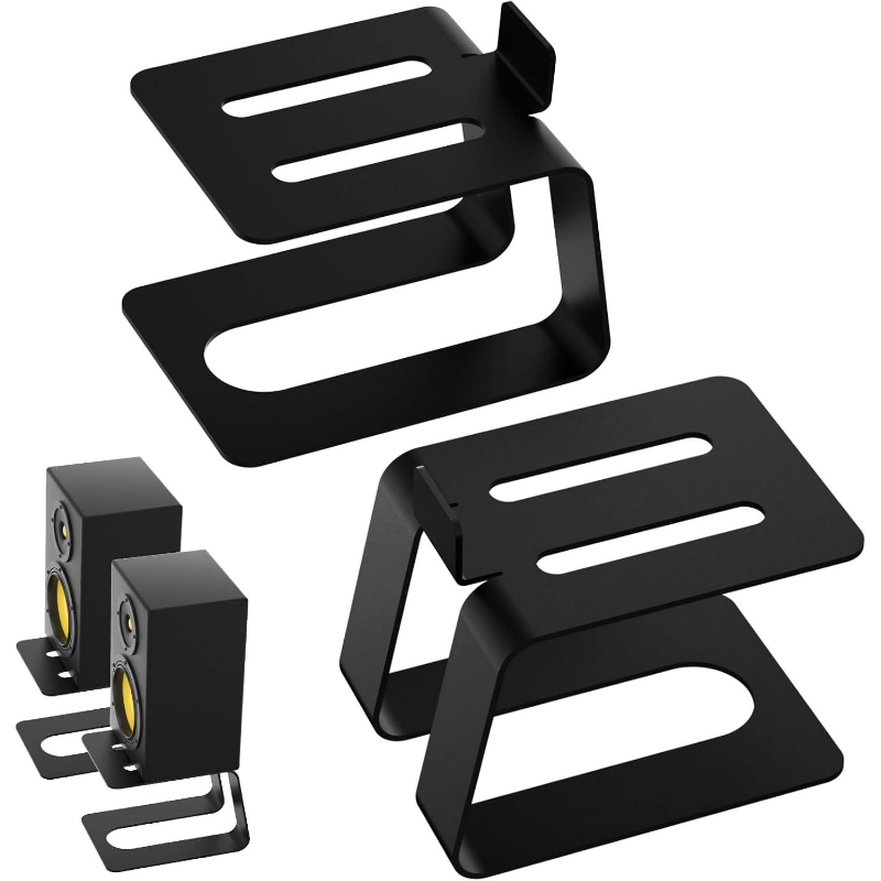 حاملان لمكبرات الصوت المكتبية، - مراجعة Monitor Riser Stand وسعره