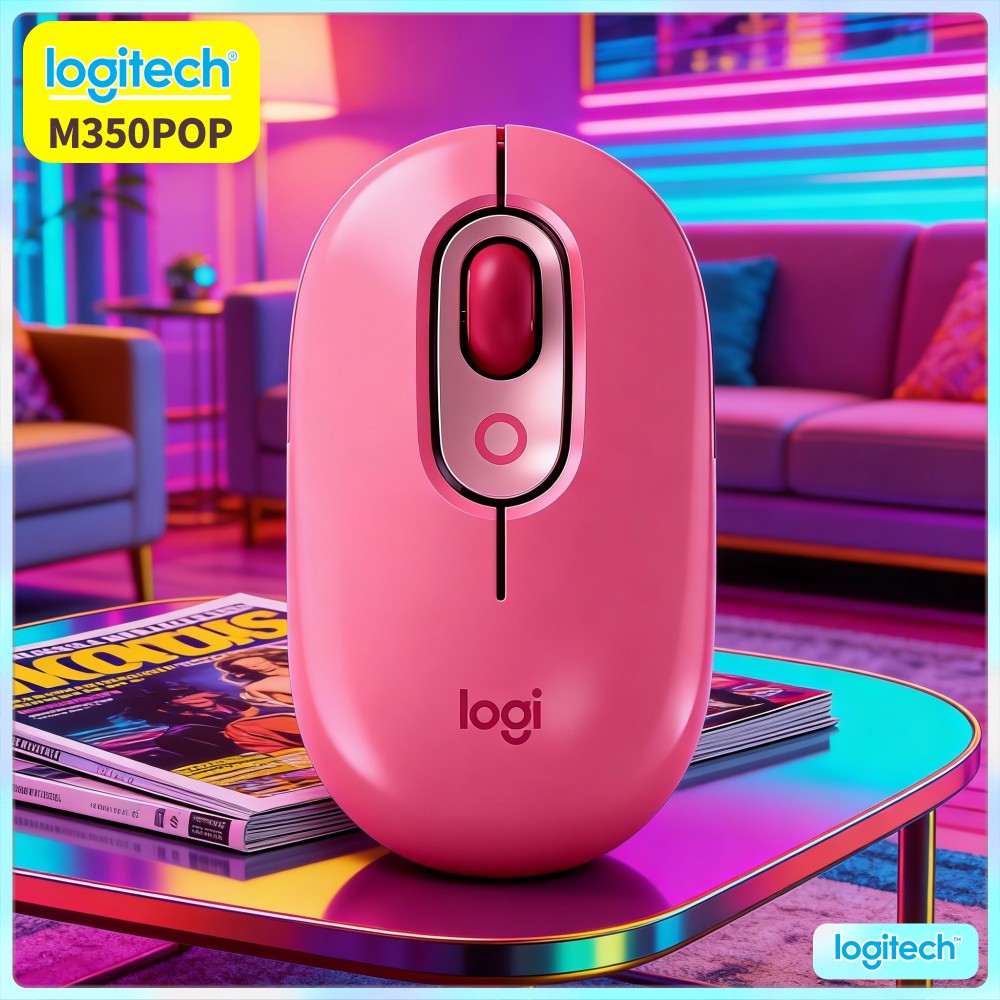 فأرة لاسلكية لوجيتك M350 POP ب - مراجعة Home Office For Mac وسعره