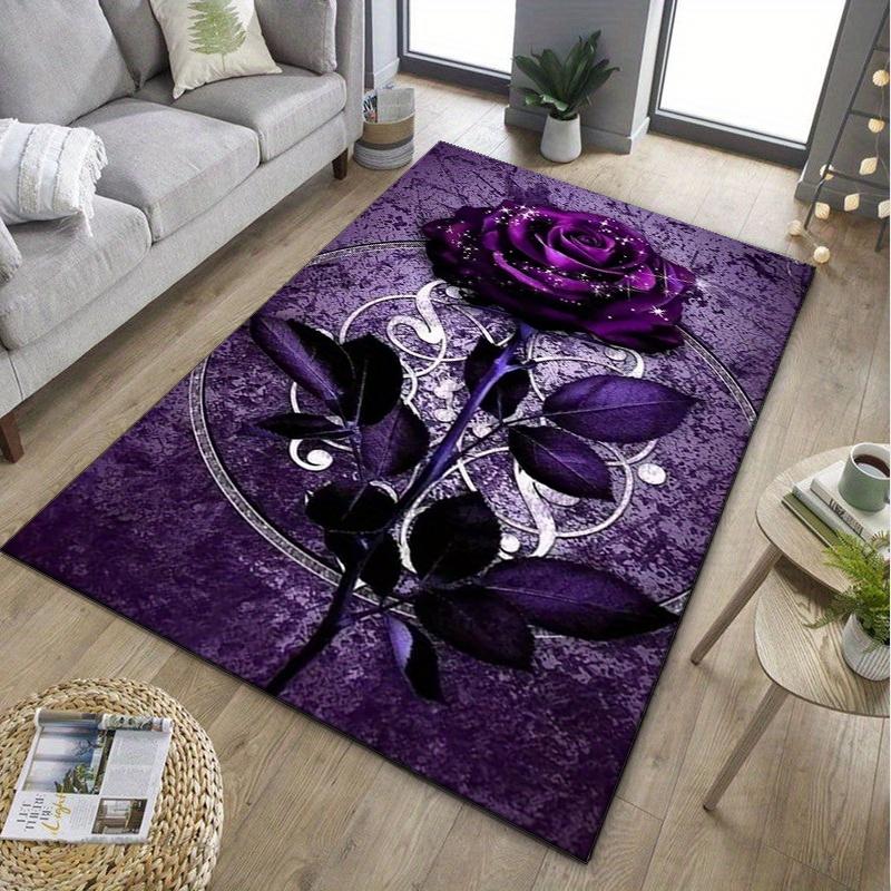 سجادة أوراق أرجوانية لديكور ال - مراجعة Home Office Interior Design وسعره