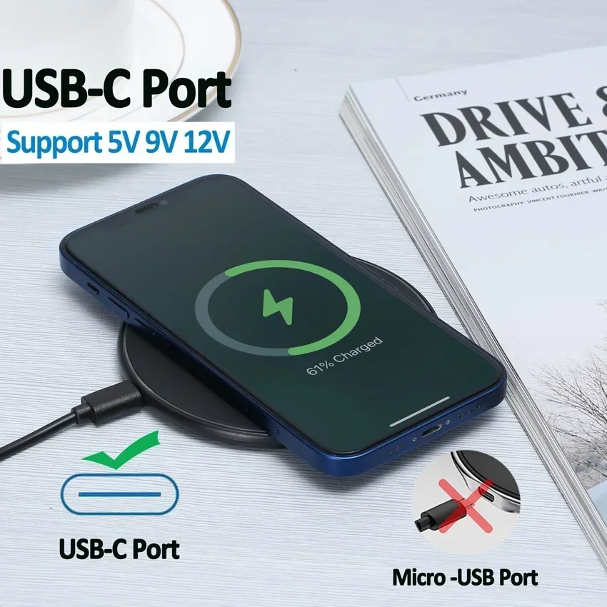 شاحن لاسلكي خفيف الوزن للمكتب  - مراجعة Desk Charging Station وسعره