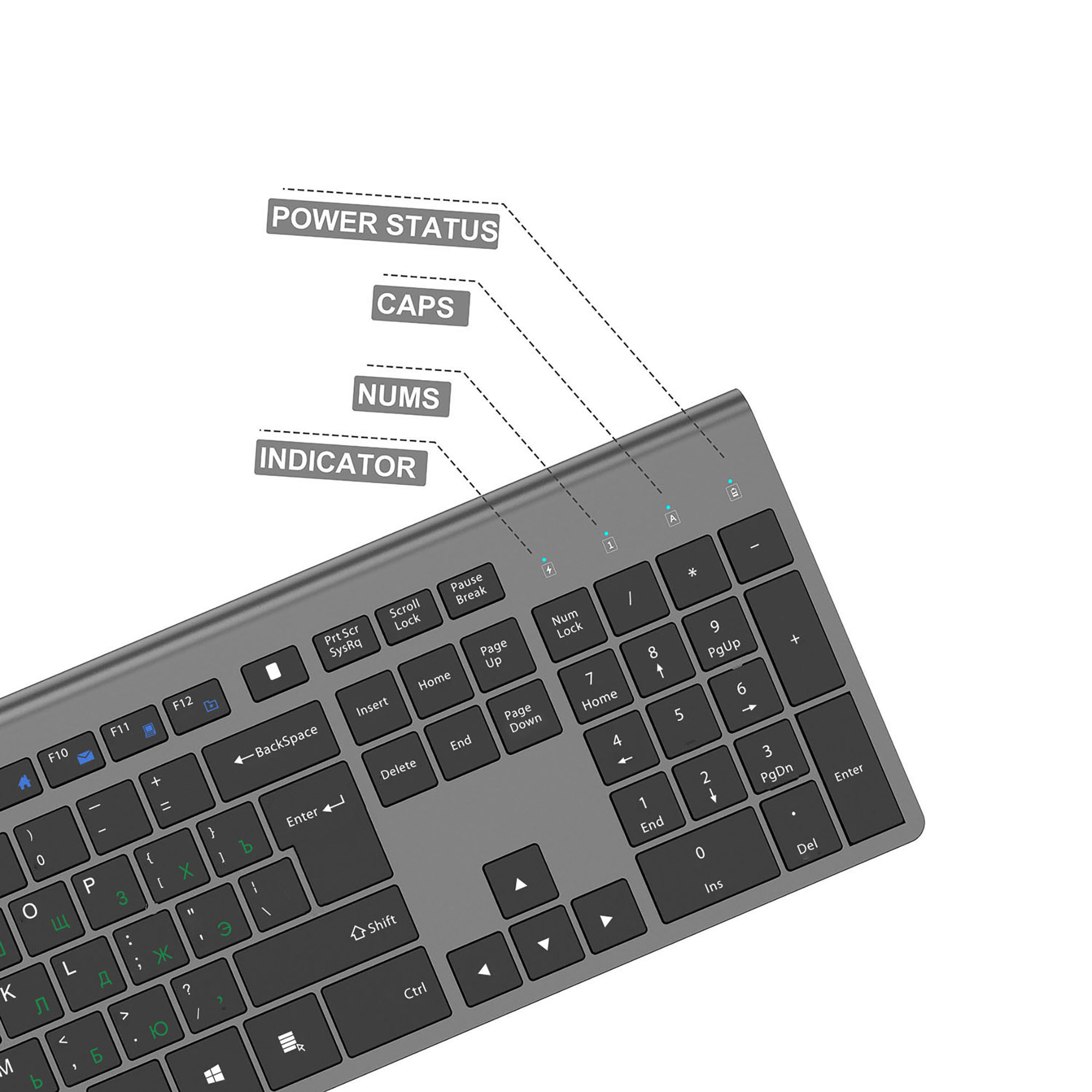 2.4G قابلة للشحن اللاسلكية لوح - مراجعة Home Office For Mac وسعره