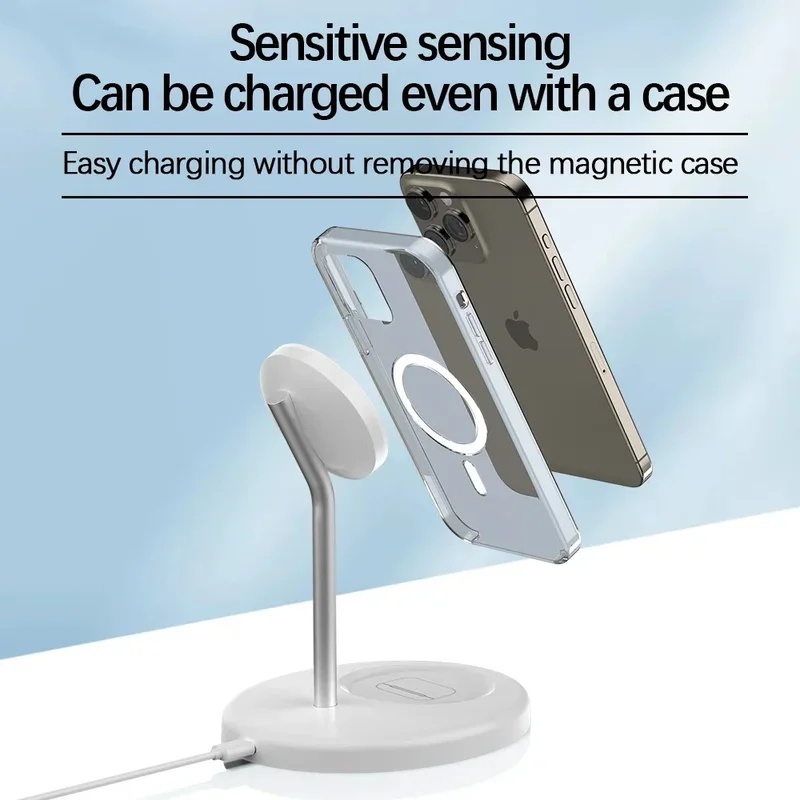 حامل شحن لاسلكي مغناطيسي 2 في  - مراجعة Desk Charging Station وسعره