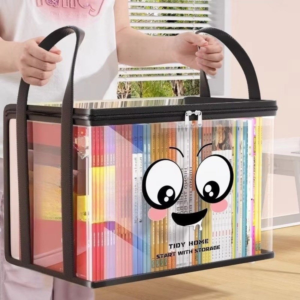 حقيبة تخزين كتب مربعة كبيرة، ص - مراجعة Home Office Bagas وسعره