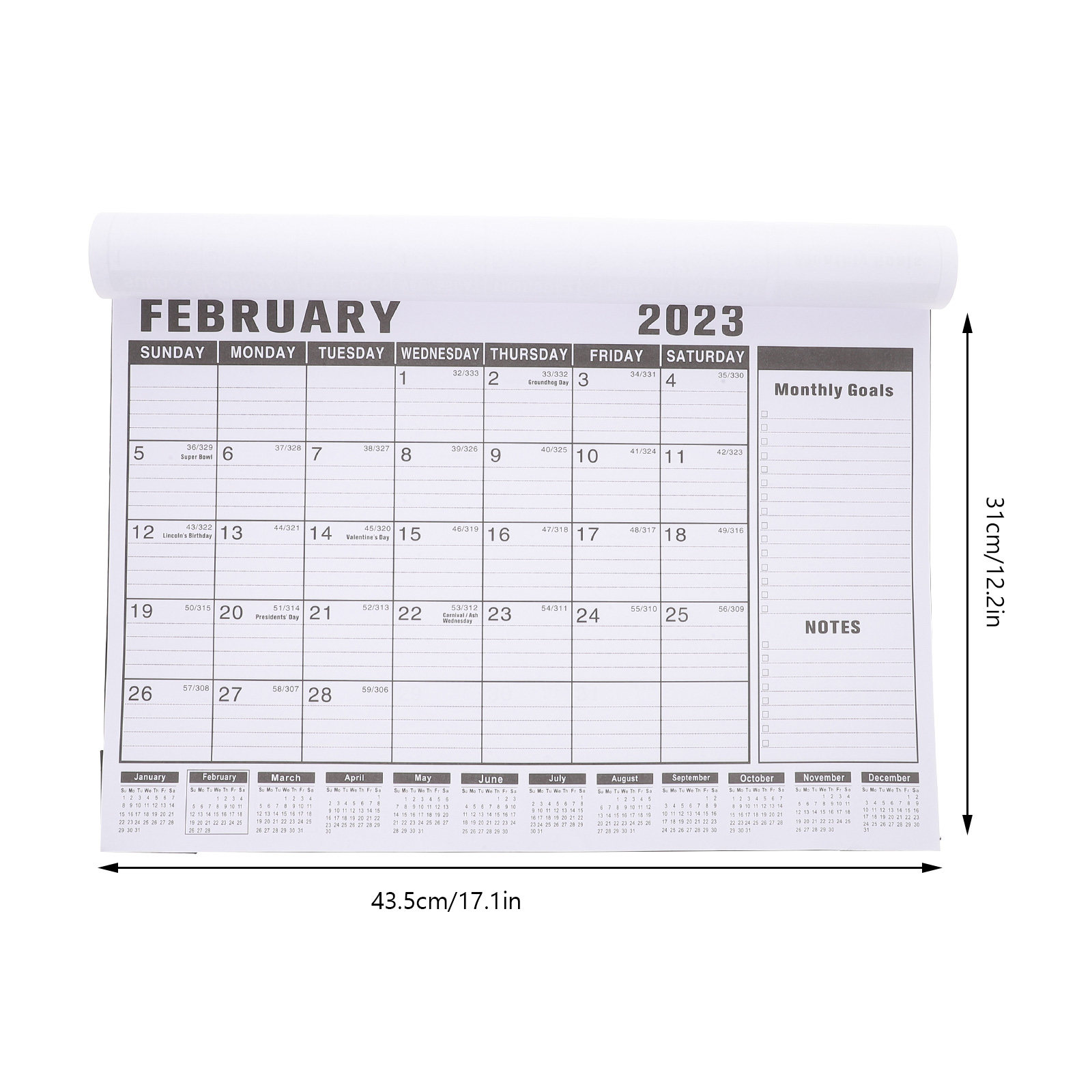 تقويم إنجليزي 2023 معلق، تقويم - مراجعة English Home Office وسعره