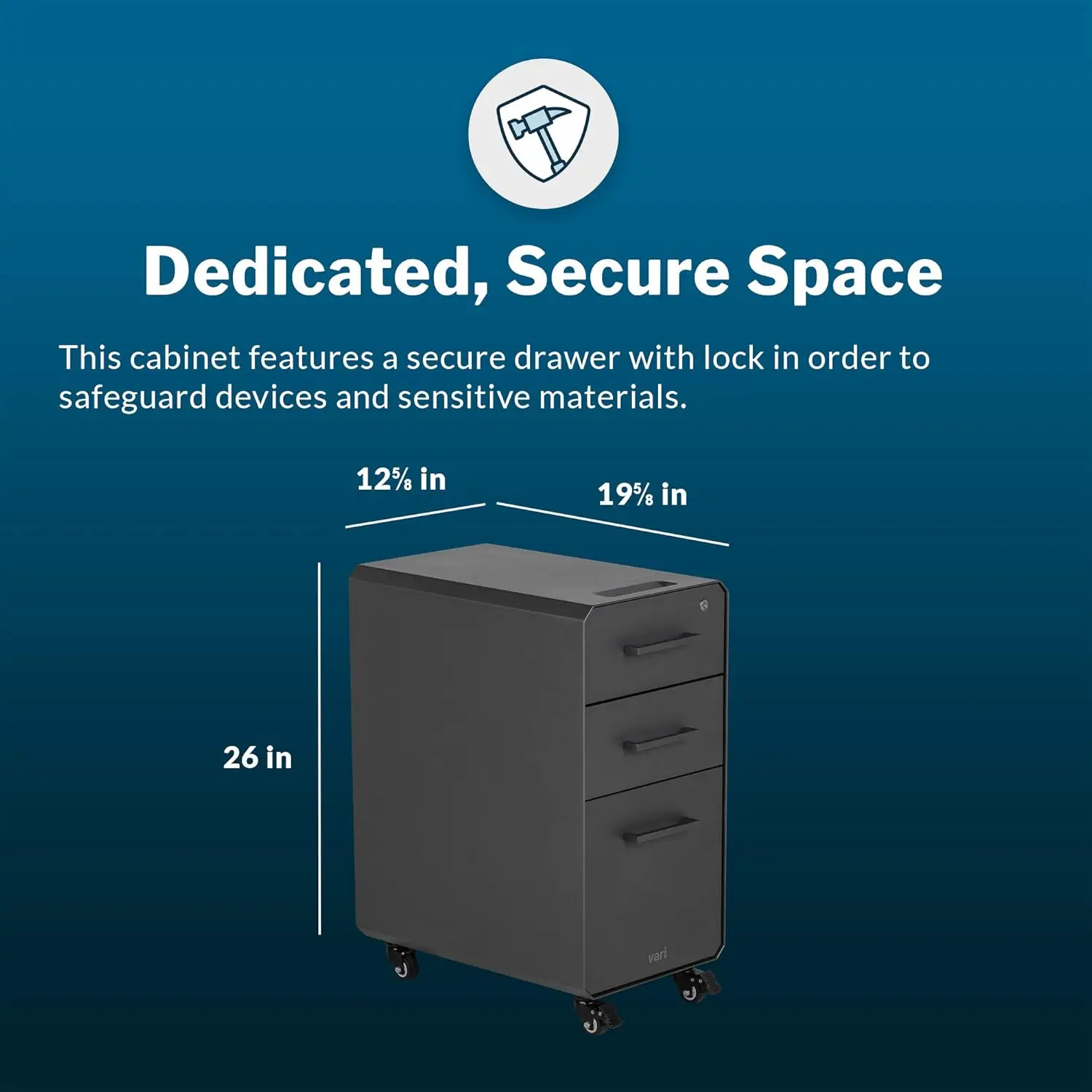 خزانة ملفات نحيفة - خزانة مكتب - مراجعة Drawer Pedestal Cabinet وسعره
