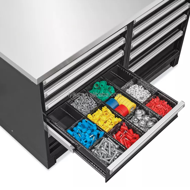 خزانة أدوات فولاذية مدرفلة على - مراجعة Drawer Pedestal Cabinet وسعره