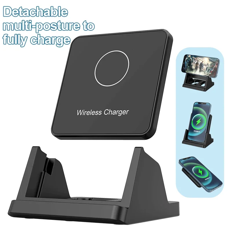 شاحن لاسلكي رفيع للغاية مع حام - مراجعة Desk Charging Station وسعره