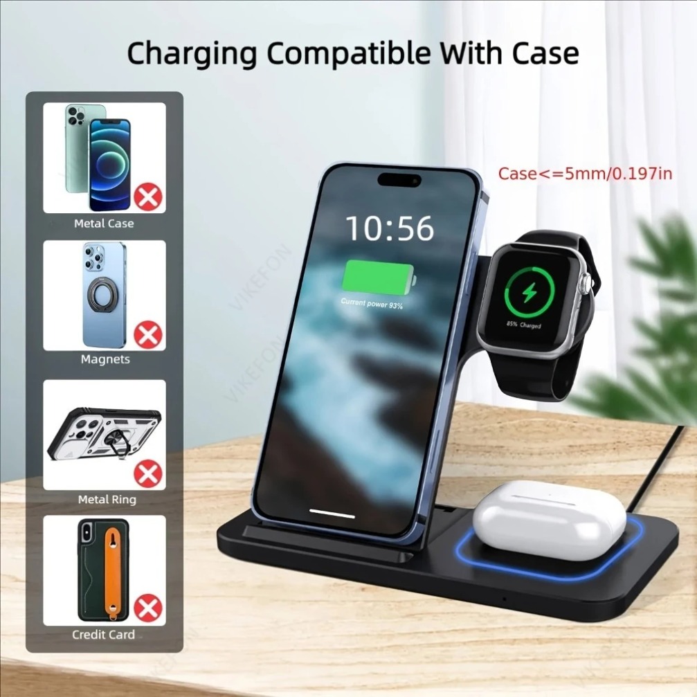 محطة شحن لاسلكية قابلة للطي 3  - مراجعة Desk Charging Station وسعره