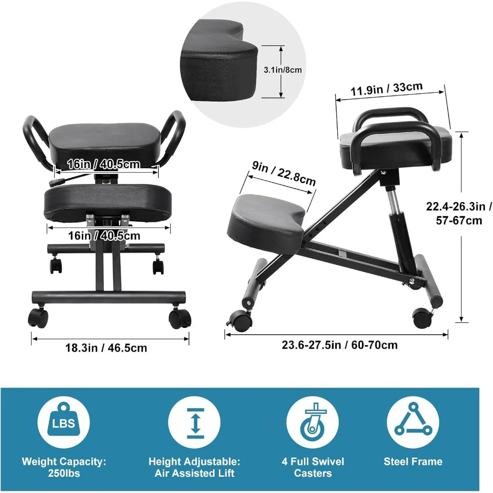 كرسي ركوع مريح لتصحيح وضعية ال - مراجعة Home Office Ergonomics وسعره