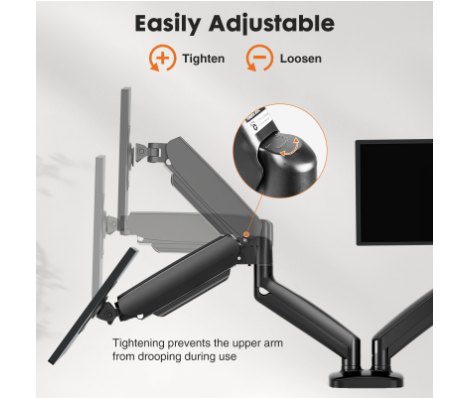 حامل شاشة مزدوج بذراع مرن، حام - مراجعة Monitor Riser Stand وسعره
