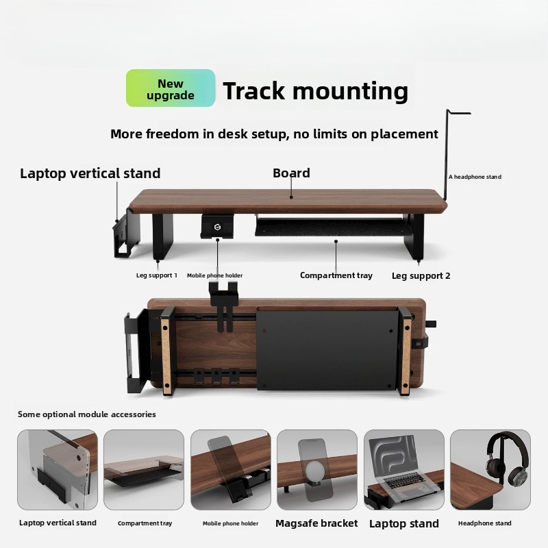 عرض ساخن! حامل شاشة من خشب الج - مراجعة Monitor Riser Stand وسعره