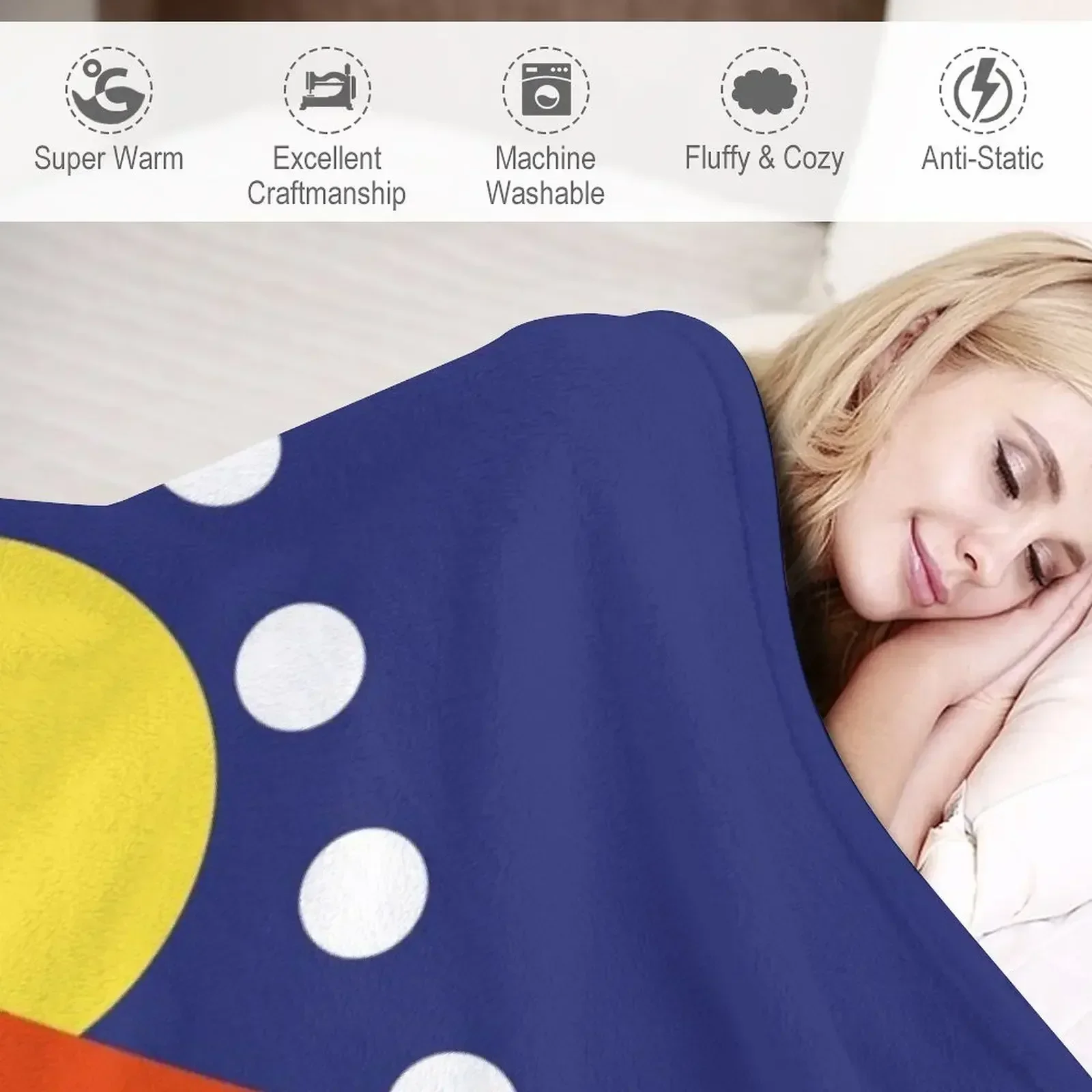 بطانية ناعمة مزينة بعلم نجارين - مراجعة Home Office Australia وسعره