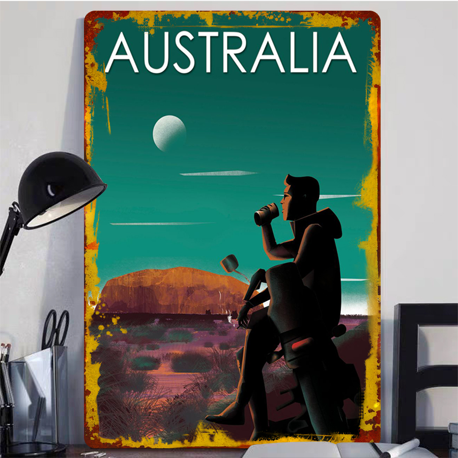 أستراليا المشهد ريفي جدار معدن - مراجعة Home Office Australia وسعره