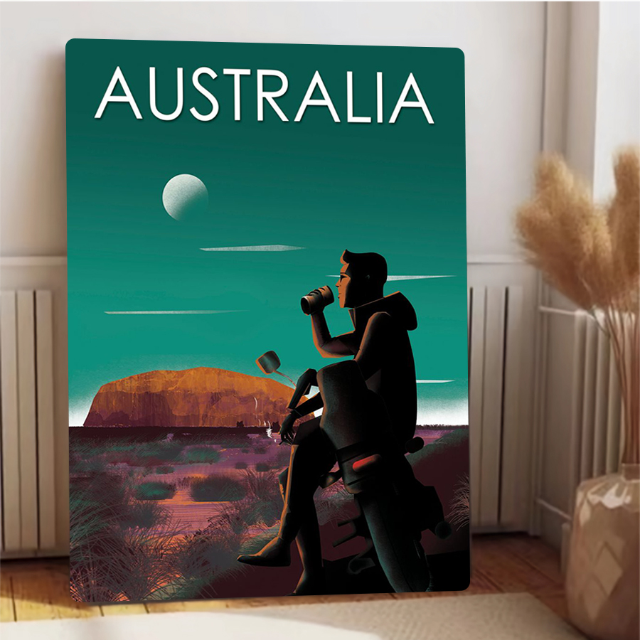 أستراليا المشهد ريفي جدار معدن - مراجعة Home Office Australia وسعره