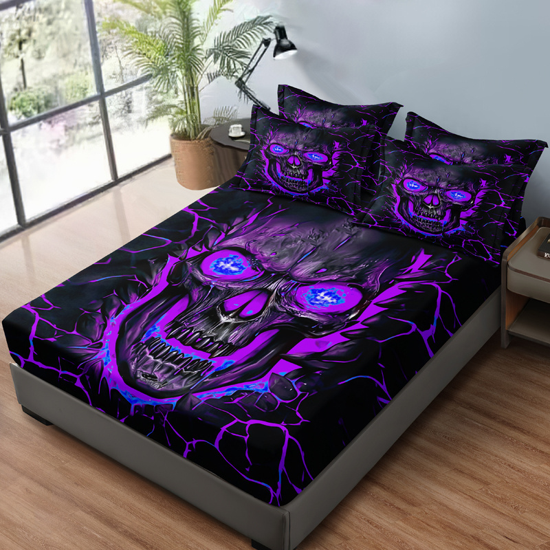 مجموعة ملاءات بنمط جمجمة فاتحة - مراجعة Home Office Guest Room وسعره