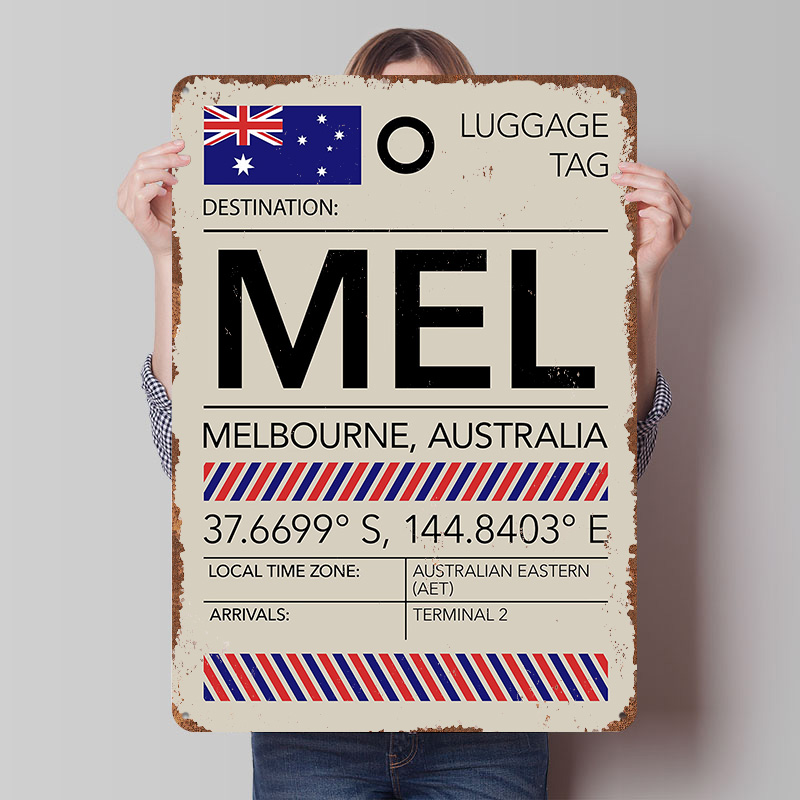لافتة معدنية مطبوعة مخصصة لمطا - مراجعة Home Office Australia وسعره