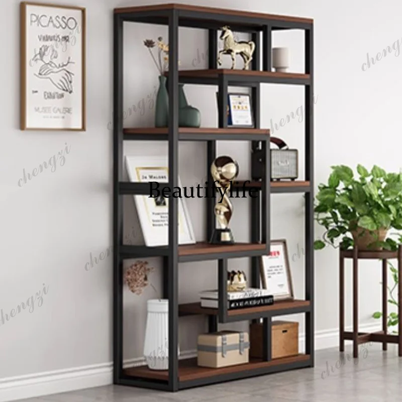 مكتبات تخزين معدنية مفتوحة بتص - مراجعة Home Office Interior Design وسعره