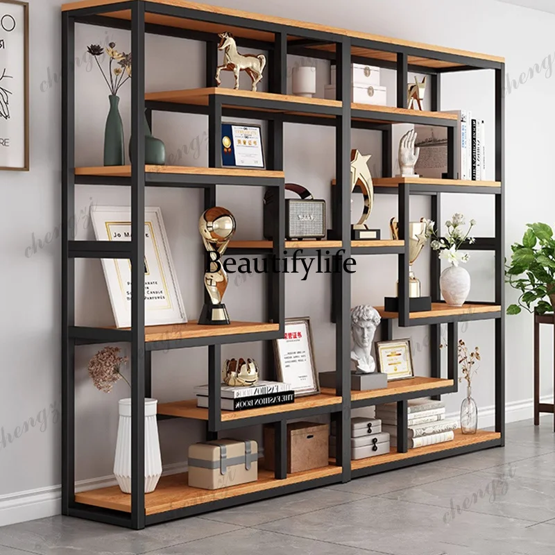 مكتبات تخزين معدنية مفتوحة بتص - مراجعة Home Office Interior Design وسعره