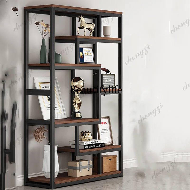 مكتبات تخزين معدنية مفتوحة بتص - مراجعة Home Office Interior Design وسعره